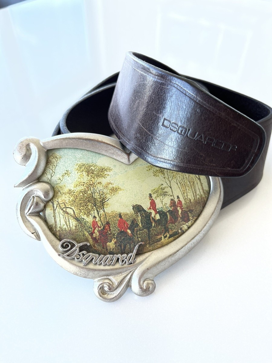 RARE Authentic Dsquared2 Fox Hunt Belt! Runway Piece!!! | eBay