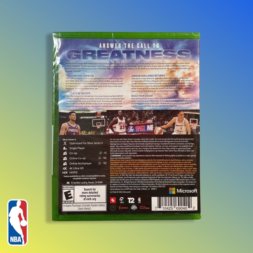 NBA 2K23 Dreamer Edition Xbox Series X (J Cole) 710425690402| eBay