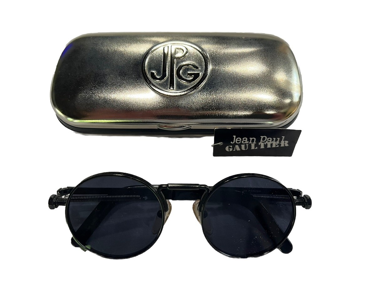 JEAN PAUL GAULTIER Vintage Sunglasses Model 56-8171: SILVER/PEWTER