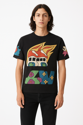 Louis Vuitton T-Shirt CA36929 VCCM09 Black Cotton Japan Market