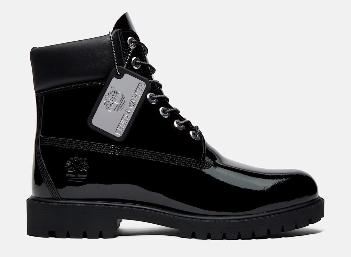 Timberland x Veneda Carter 6” Boot Black Men's Size 5 Patent