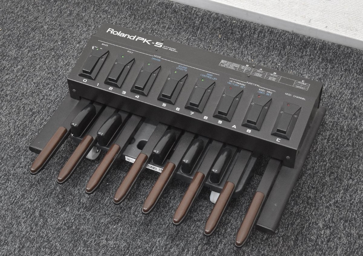 Roland PK-5 MIDI Foot Keyboard Used Tested With BOX | eBay