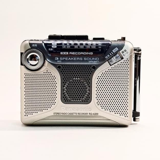 Panasonic Portable FM/AM Radio Cassette Recorder Built-in Speakers