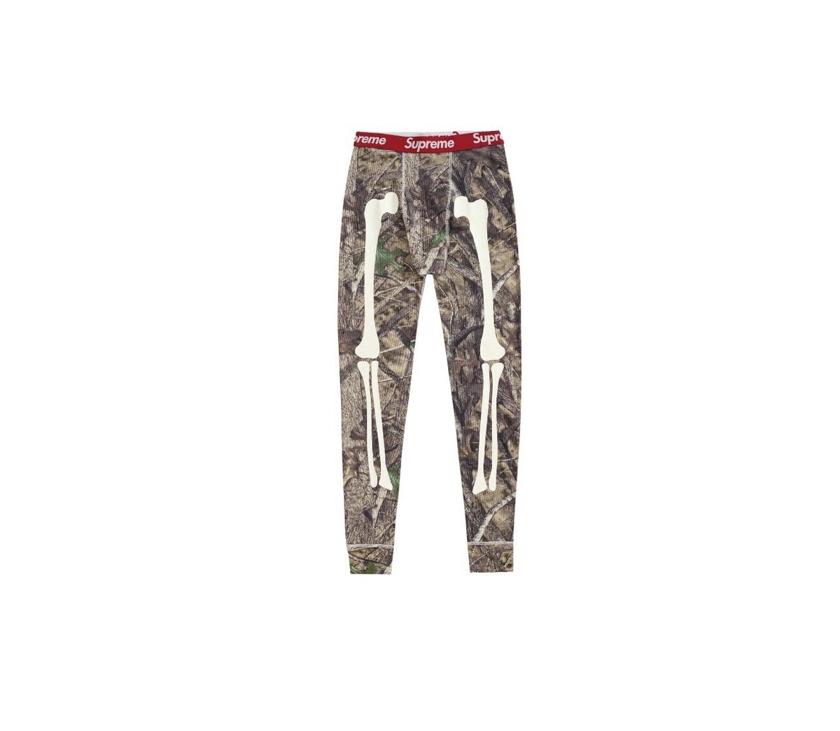 Supreme Hanes Bones Thermal Pants Camo Size: XL | eBay