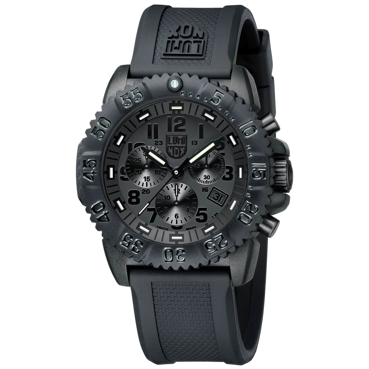 Luminox Men's Watch Navy Seal Colormark Chronograph 3080 Black