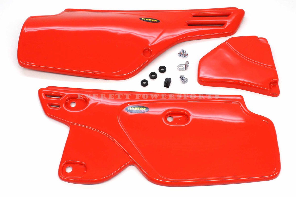 New Side Panels Covers Set Honda XR250 R XR350 R XR600 R ORG/RED