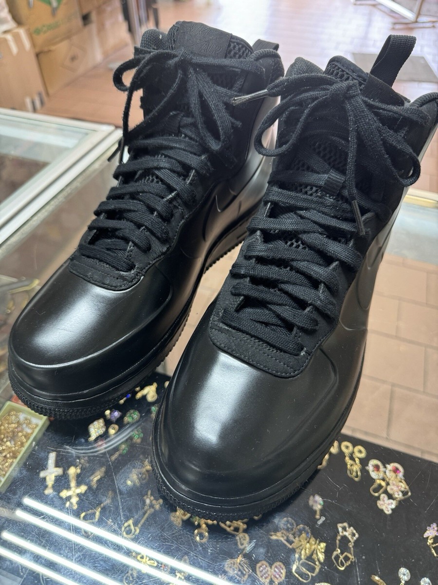 2018 Nike Air Force (1)Foamposite (Black)/(АН6771-001)High
