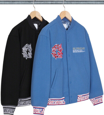 Supreme Support Unit Varsity Jacket FW21 (FW21J112) Men's Sizes M