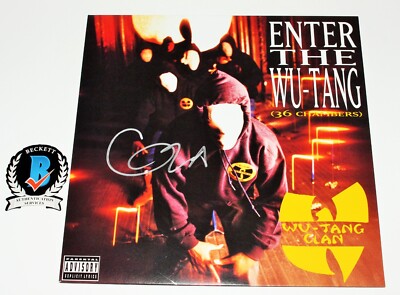 GZA SIGNED WU-TANG CLAN SIGNED 36 CHAMBERS ALBUM VINYL RECORD