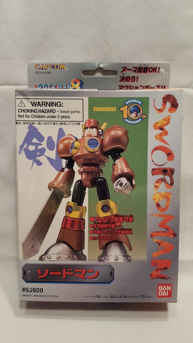 New Bandai Capcom Mega Armor Series Rockman 8 Swordman Model Kit