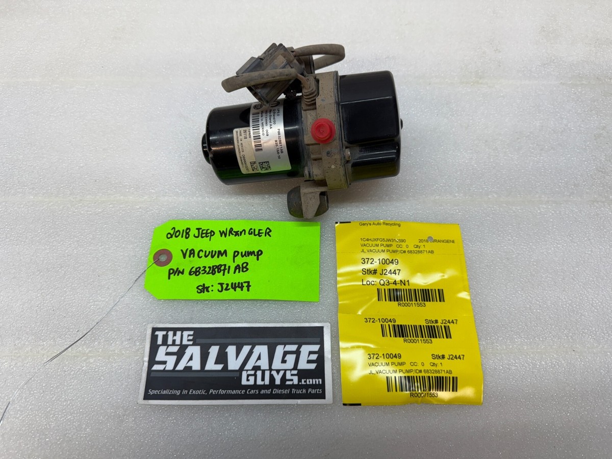 18-23 JEEP WRANGLER RUBICON JL JT OEM 3.6 VACUUM VACUMN AIR PUMP
