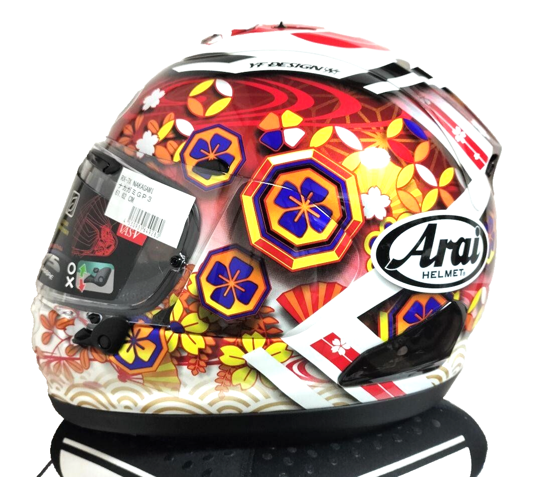 Arai RX-7X Nakagami GP3 Corsair Racing Flagship Helmet Size XL (61