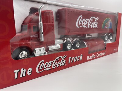 Vintage Toy Coca-Cola Truck Car Radio Control Light Up Truck Santa
