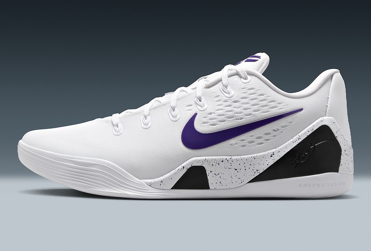 Nike Kobe IX 9 Elite Low EM Protro White Court Purple IH1401-100