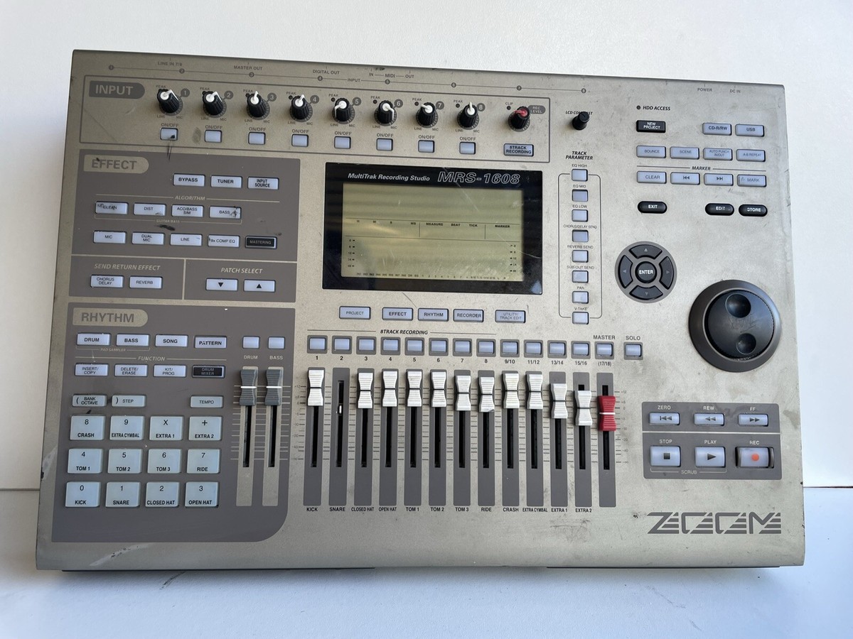 Zoom MRS 1608 16-Track / Multi Track Digital Recording Studio with
