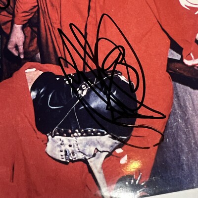 AUTOGRAPHED SlipKnot 1999 Self Titled Era Photo Craig Chris Clown
