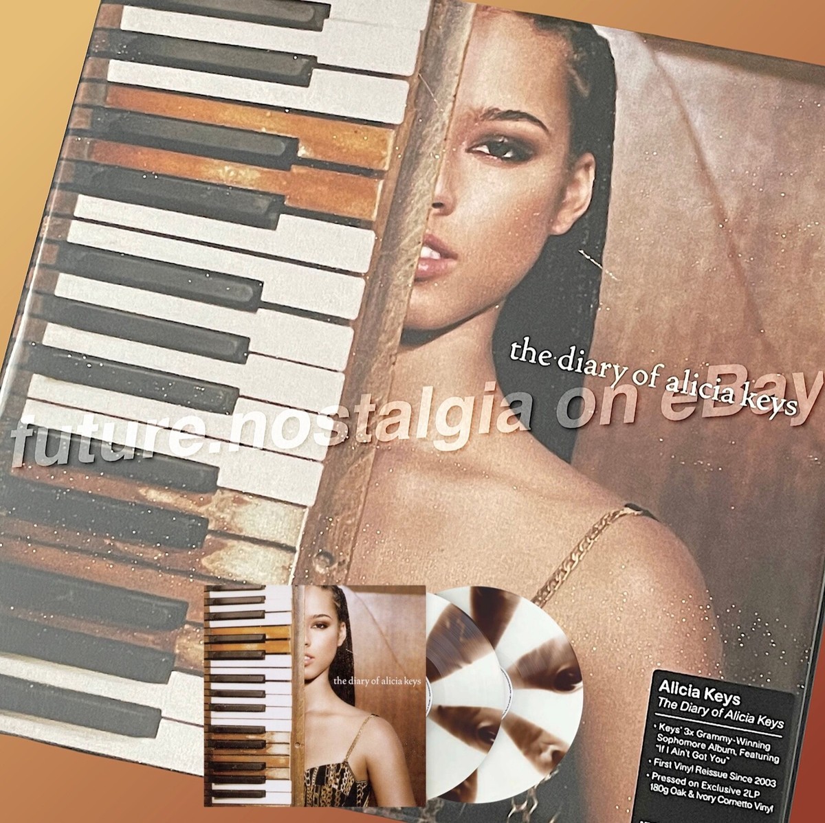 THE DIARY OF ALICIA KEYS Limited Edition VMP Oak & Ivory Cornetto