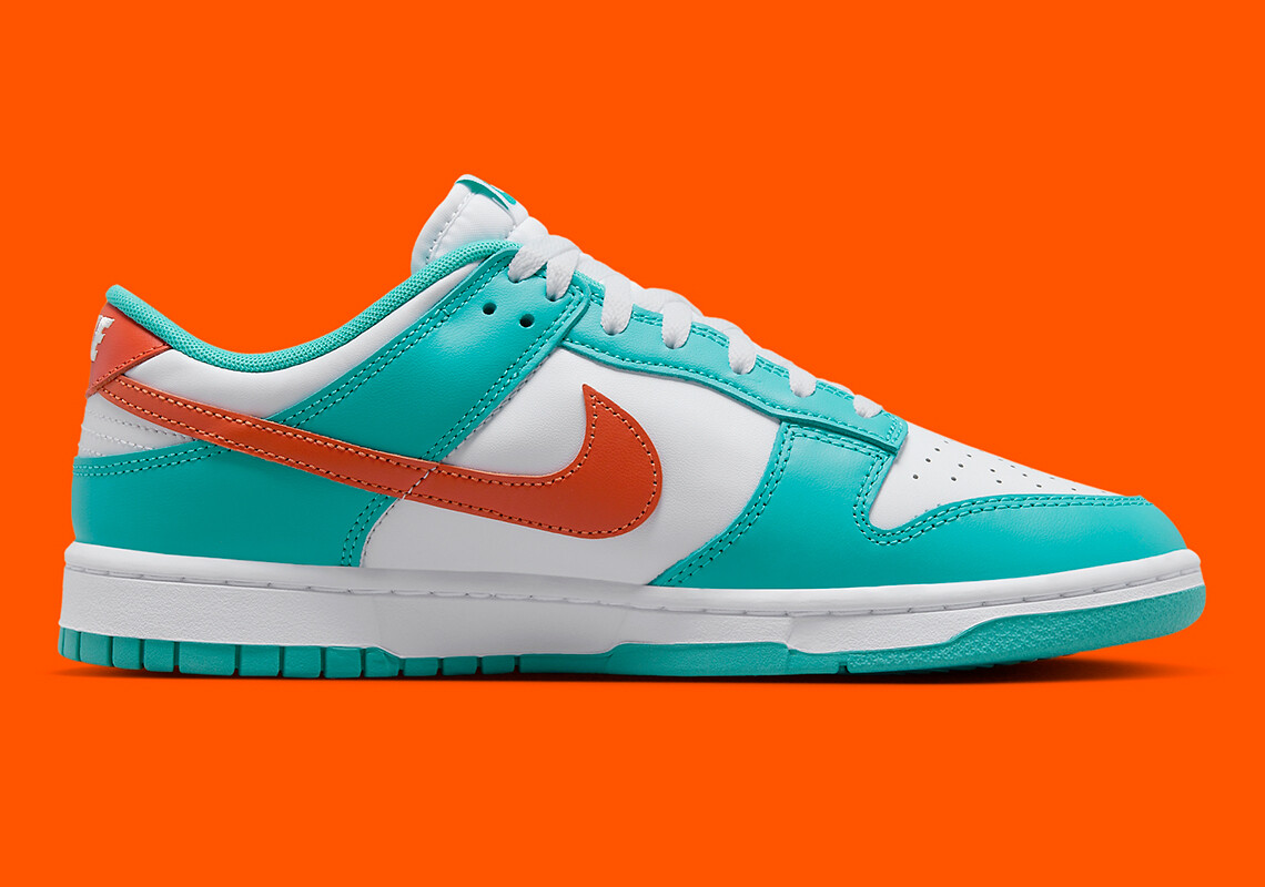 Nike Dunk Low Retro “Miami Dolphins” DV0833-102 Brand New Mens