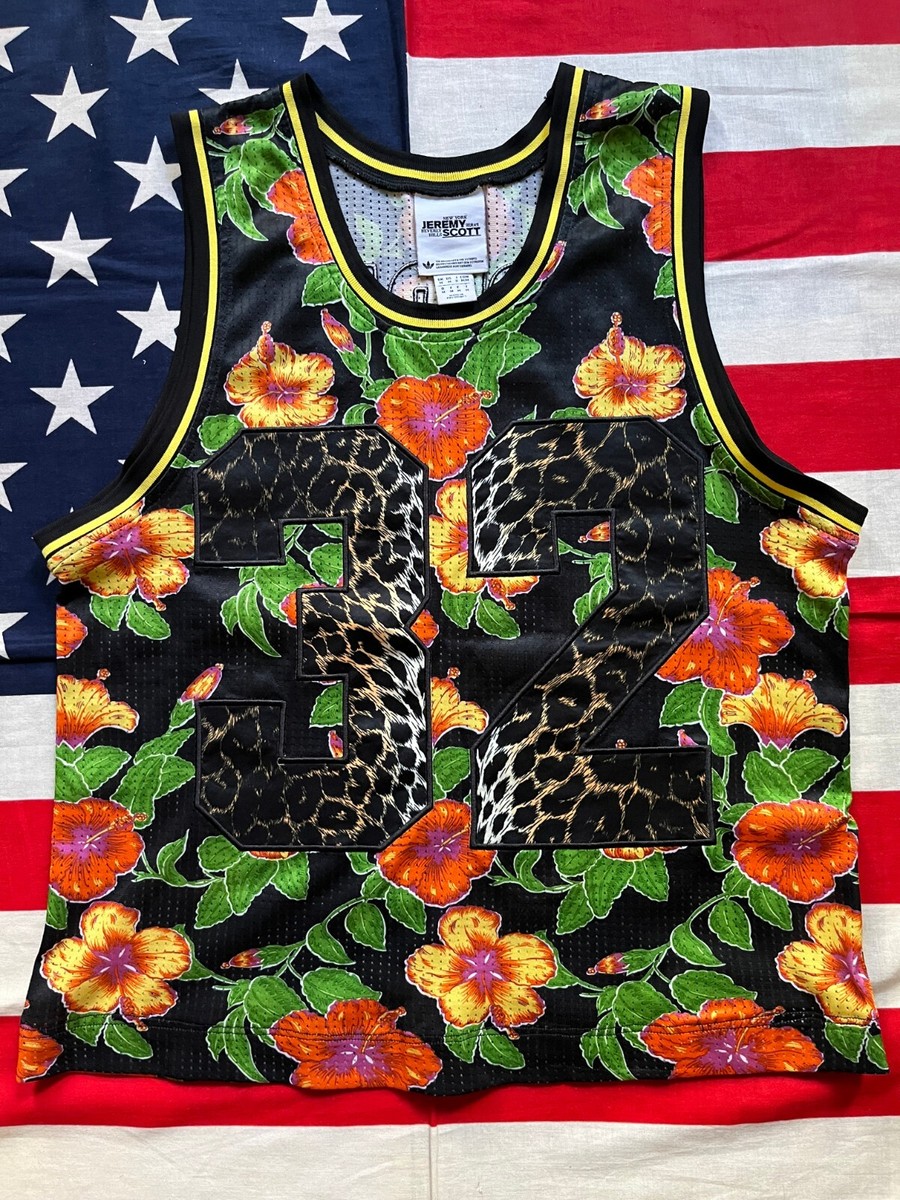 Adidas x Jeremy Scott Flower Tank Top Leopard #32 Women's Size