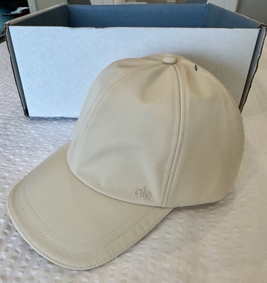 ALO Satin Off-Duty Cap, Creme | eBay