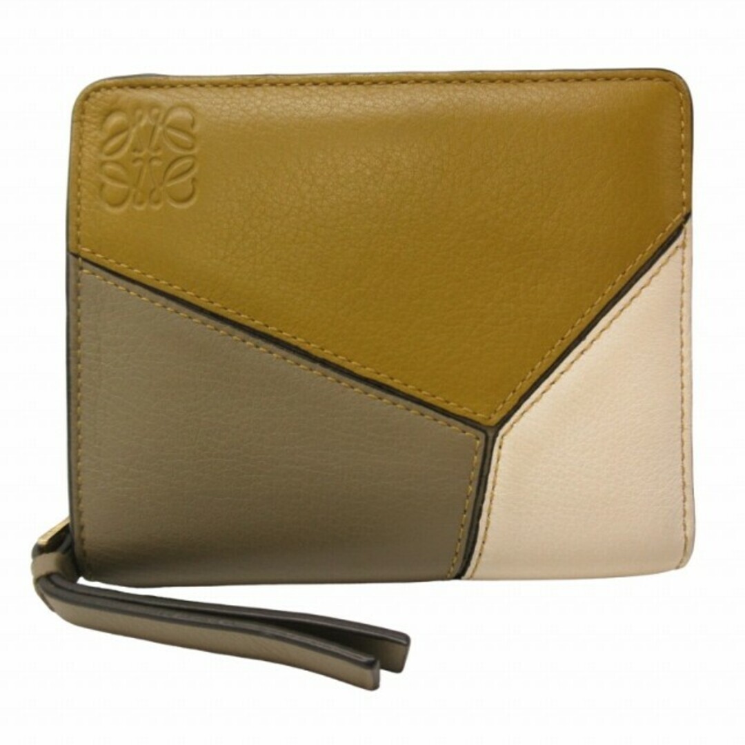 Loewe Puzzle Compact Zip Wallet Bi-fold with Coin Purse Anagram