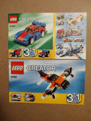 6913 5765 7562 31000 INSTRUCTION BOOKLET ONLY Lego manual Creator