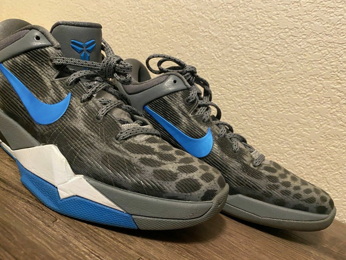 Nike Zoom Kobe 7 VII CHEETAH Wolf Grey/Photo Blue-Black Cool