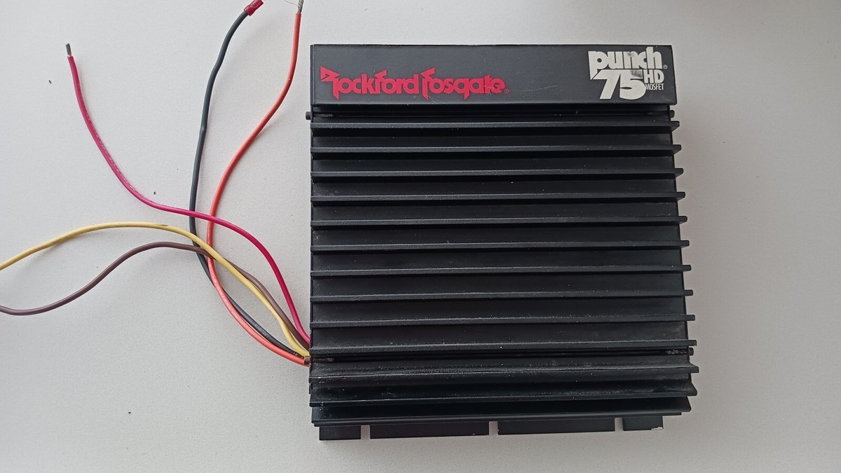 Oldschool Rockford Fosgate Punch 75hd excellent working condition