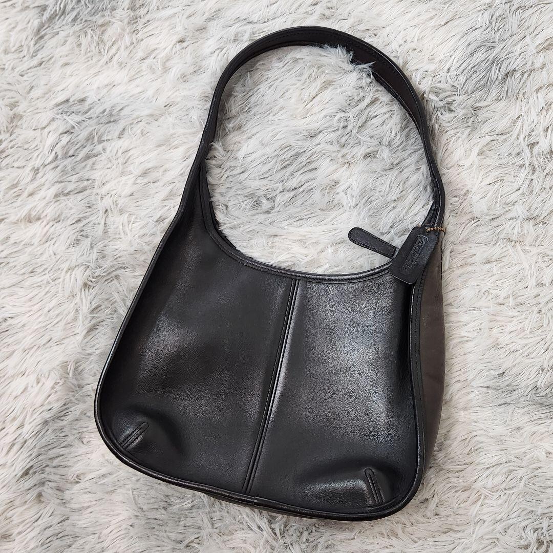 Extremely Rare Made In USA Old Coach 9033 Shoulder Bag Black x