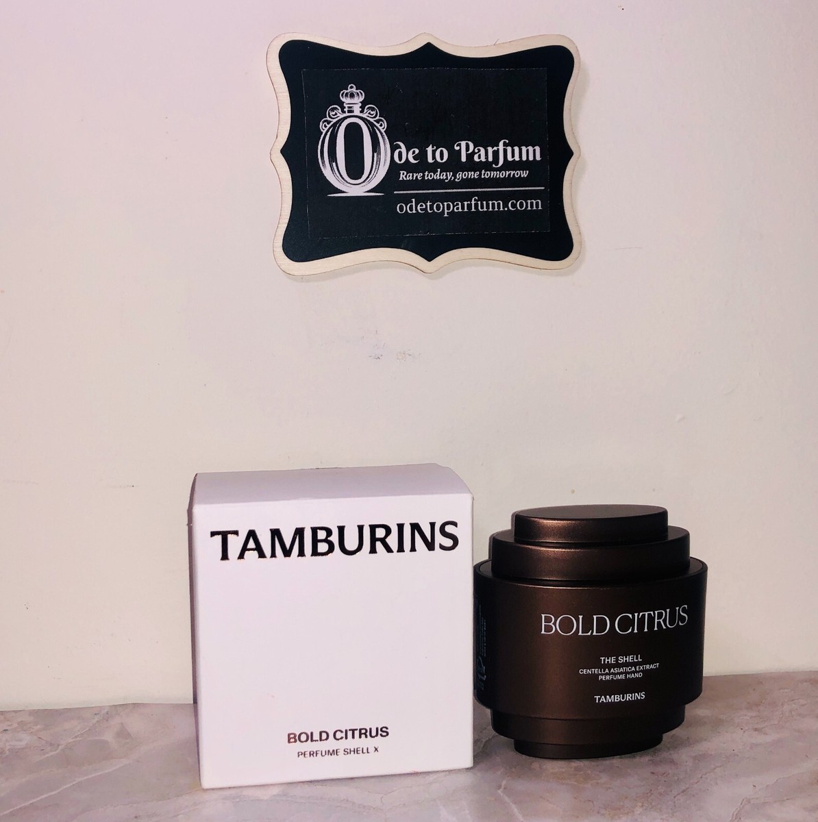 TAMBURINS Perfume Shell X BOLD CITRUS Premium Korean Hand Cream
