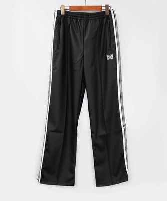 NEEDLES LHP SYNTHETIC LEATHER Black TRACK PANT | eBay