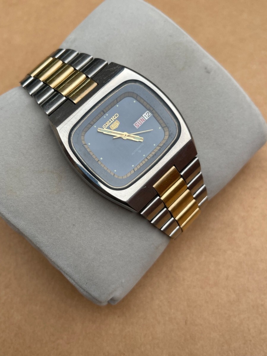 Seiko 5 6309-508A Automatic Two-Tone Vintage Japan Men's Watch | eBay