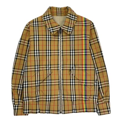 Burberry Rainbow Harrington Jacket Nova Check Reversible Size