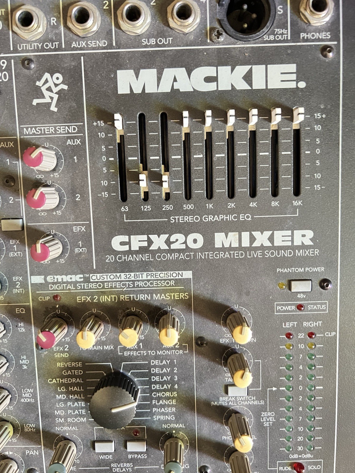 Mackie CFX20 MIXER 20 CHANNEL MIXER - Used | eBay