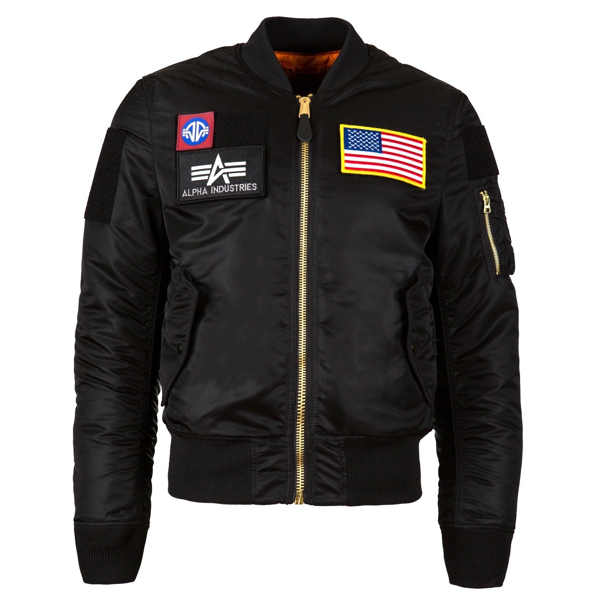 Alpha Industries Flex MA-1 Flight Jacket Black,Sage Green