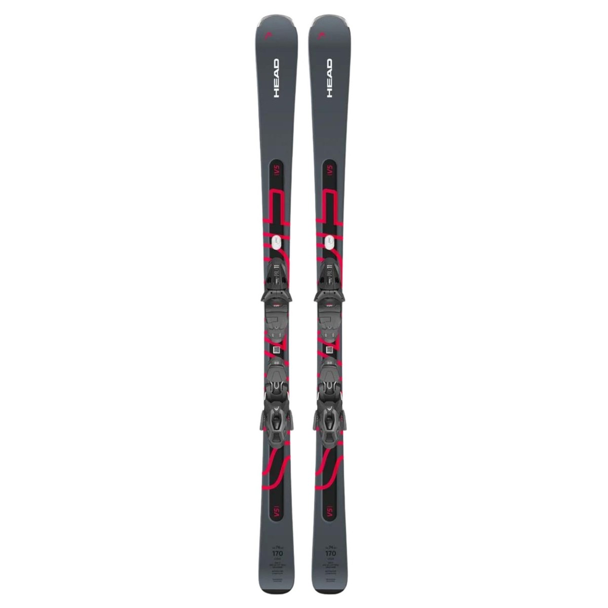 Head Shape e-V5 All-Mountain Skis, 156cm w/ PR 11 GW Bindings MY25