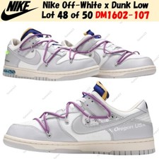 Nike Off-White x Dunk Low Lot 48 of 50 for Sale | Authenticity