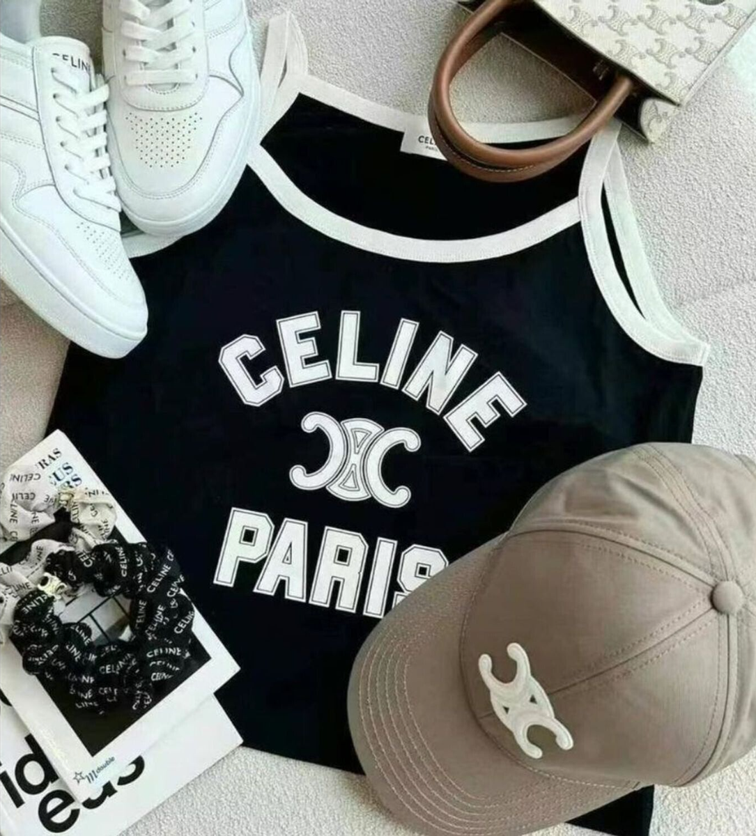 Celine Paris Tank Top Size M New With Tags | eBay