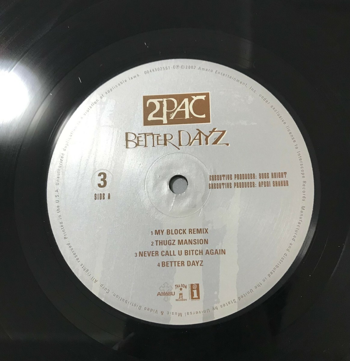 2Pac TUPAC / Better Dayz 2002 US Original 4LP NAS NITTY JOHNNY J