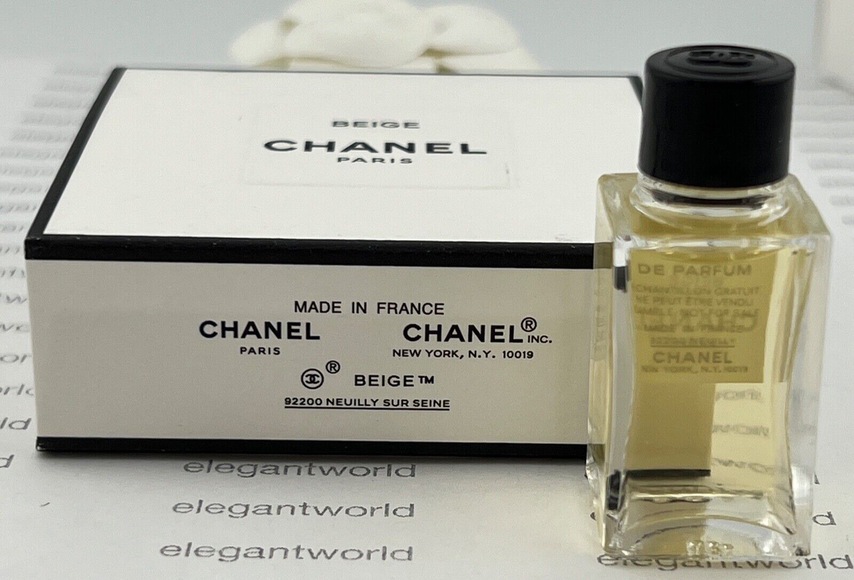 CHANEL BEIGE 0.13 oz / 4 ml EAU DE PARFUM MINI in Gift Box NEW