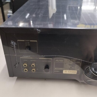 Rare AUREX XR-Z90 Vertical Loading CD Player Black USED Working