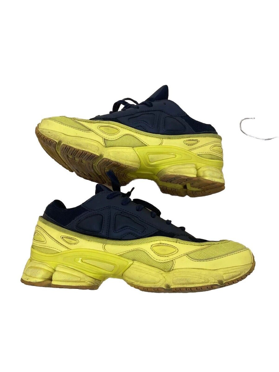 adidas Raf Simons Ozweego Sneakers NAVY Yellow F34267 US SZ 9 Men