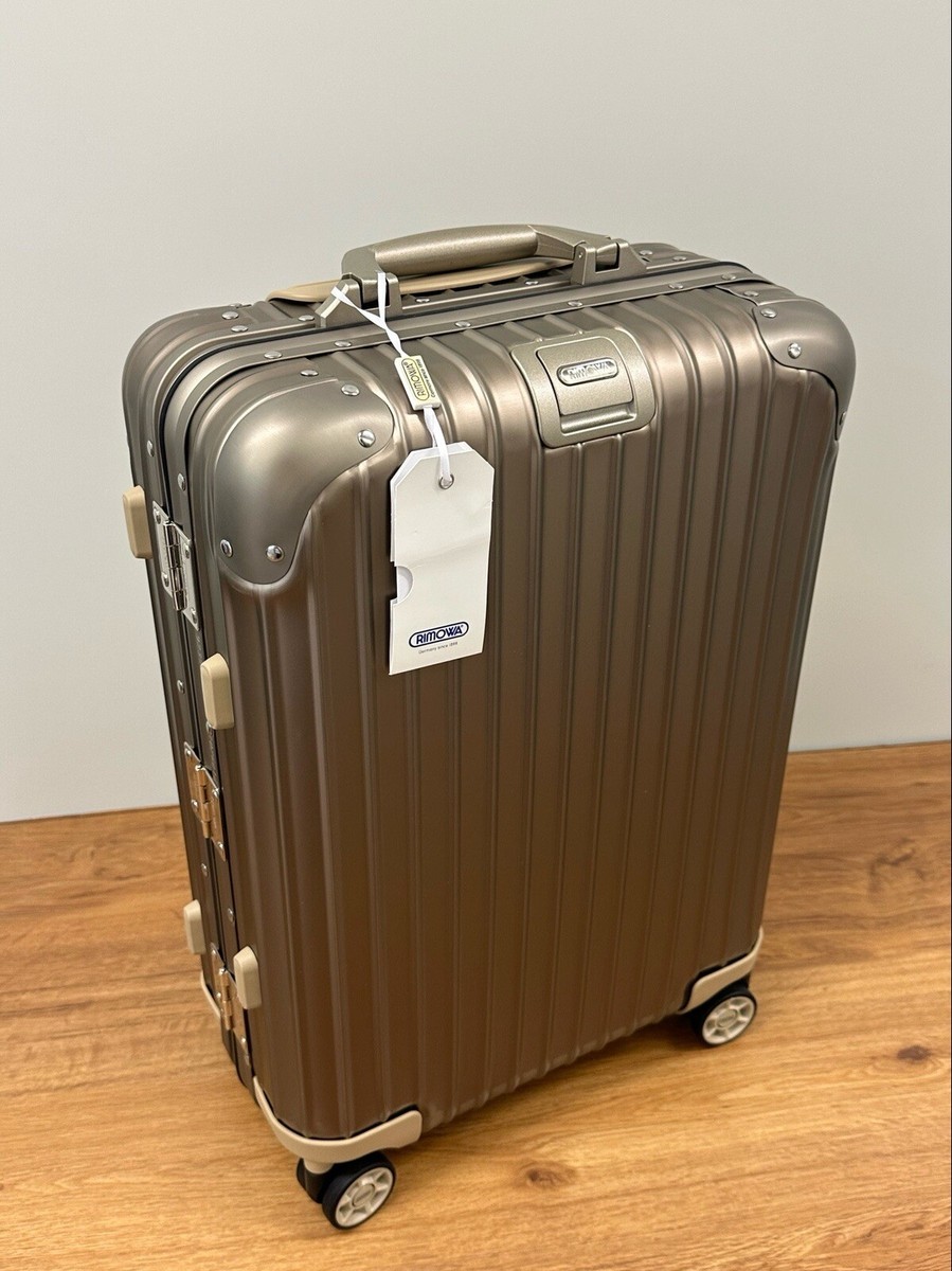 Rimowa Topas Cabin Titanium 32Liters (pre LVMH) - NEW -Made in