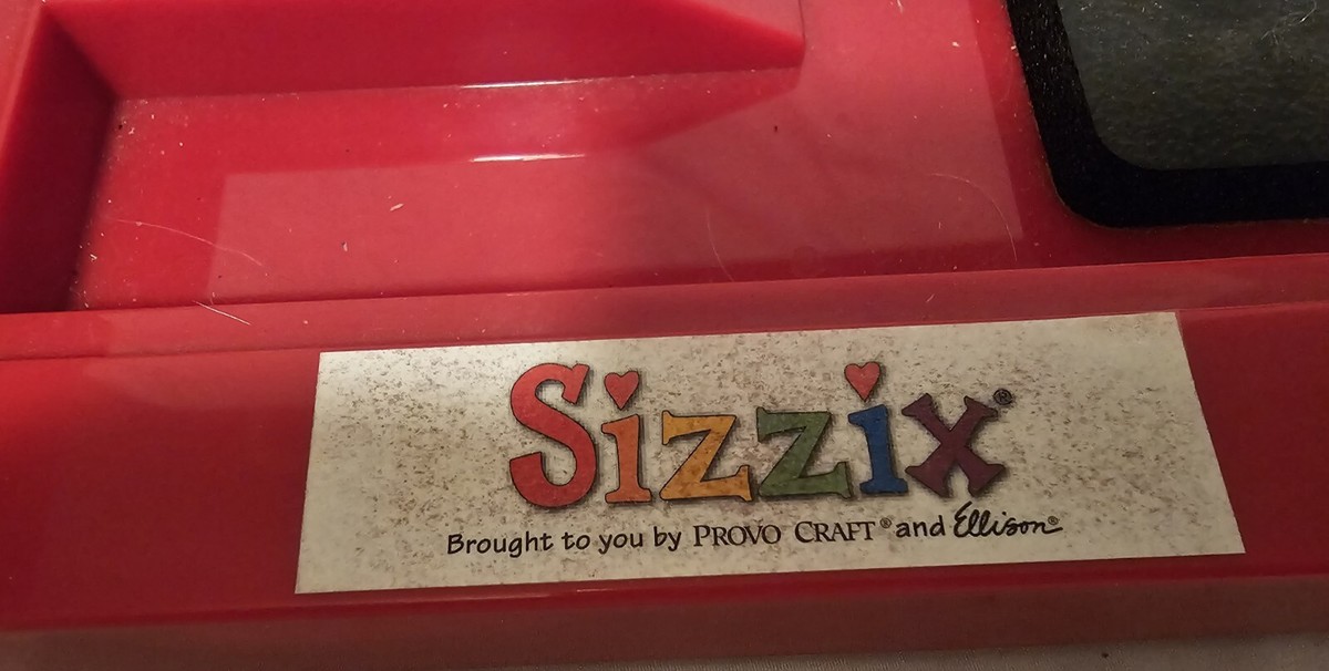 Sizzix Original Red Personal Die Cutter Press Machine System
