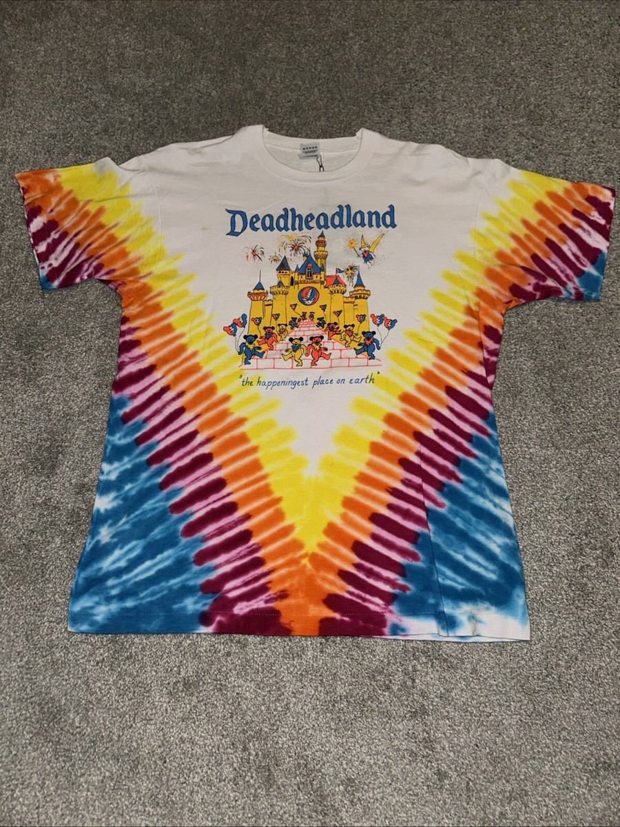 Vintage 90s Grateful Dead Deadheadland TShirt Sz XL FOTL | eBay