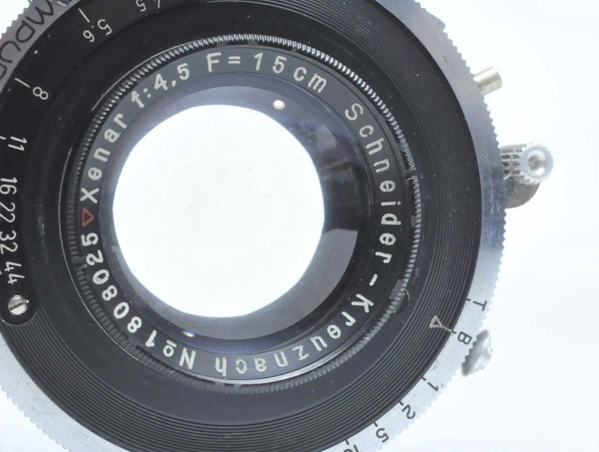 Schneider-Kreuznach Xenar 150mm F4.5 Large Format 4x5 Lens AS IS