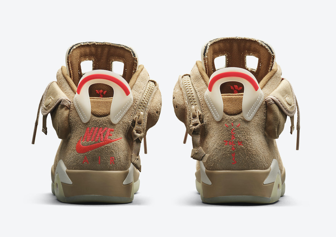 Size 13 - Jordan 6 Retro x Travis Scott Mid British Khaki for sale