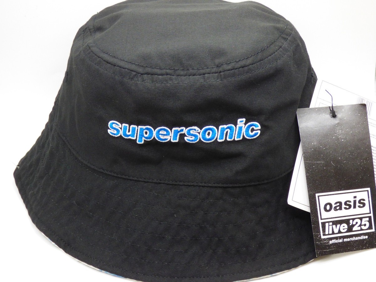 Oasis - Live '25 - Reversible Supersonic TieDye Bucket Hat | eBay