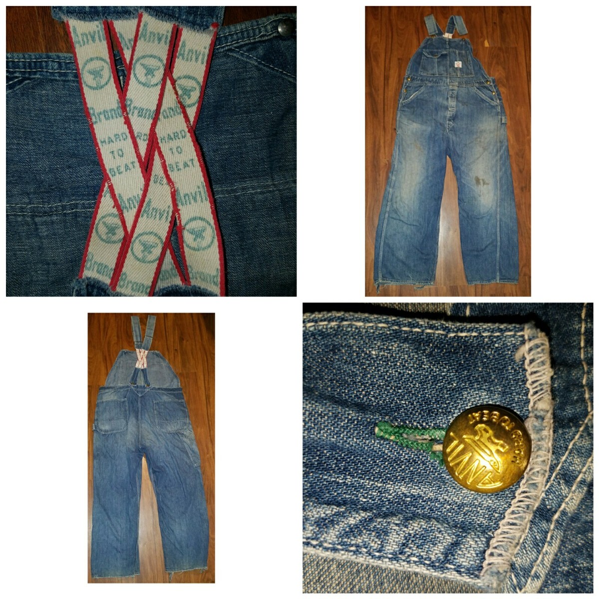Anvil Brand 1950's Overalls 40×26 | eBay