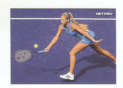 8) ANNA KOURNIKOVA 2003 NetPro PHOTO CARD #4 Tennis ROOKIE Card RC